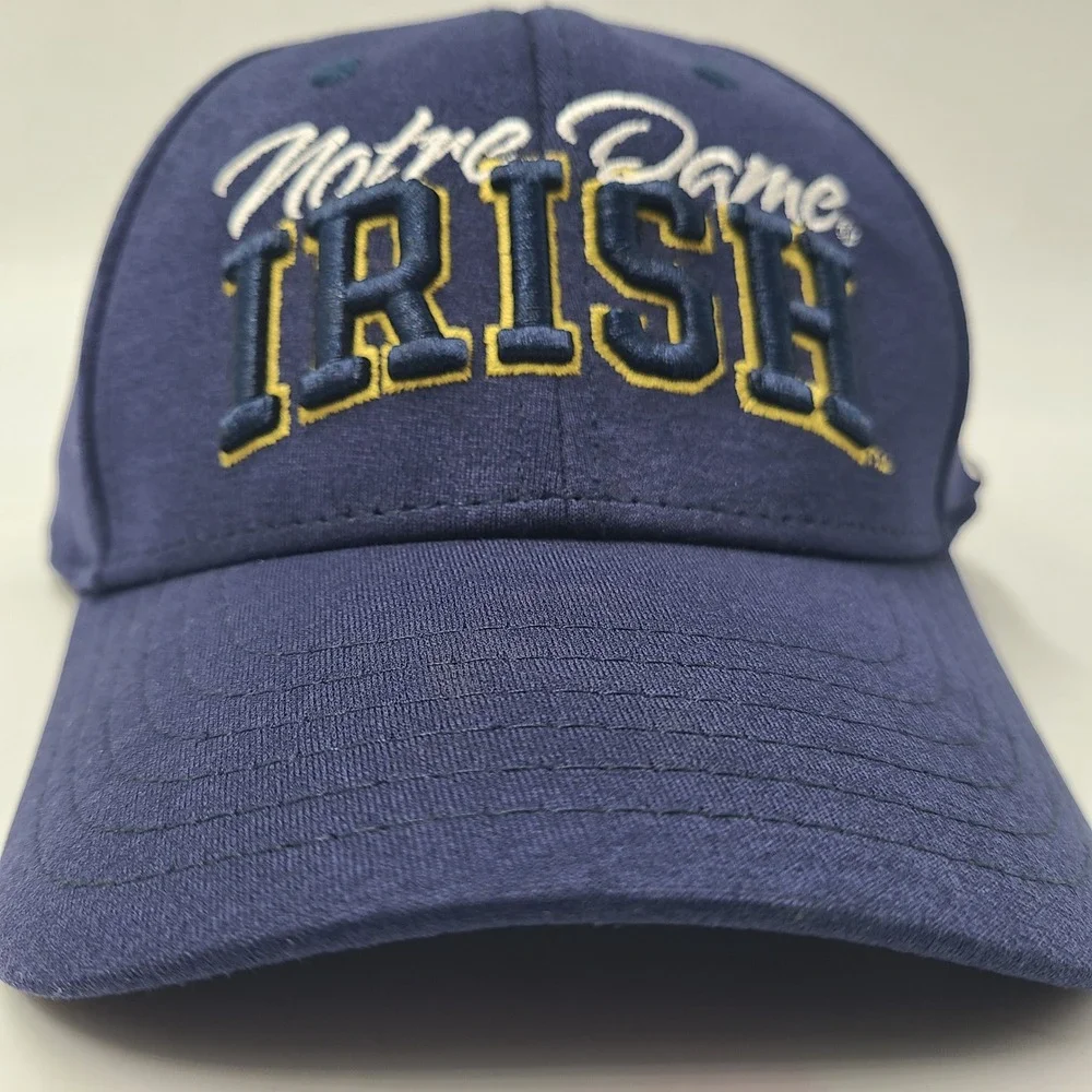 Youth Notre Dame Fighting Irish Hat Adjustable Under Armour‎ Blue Gold NCAA Boys